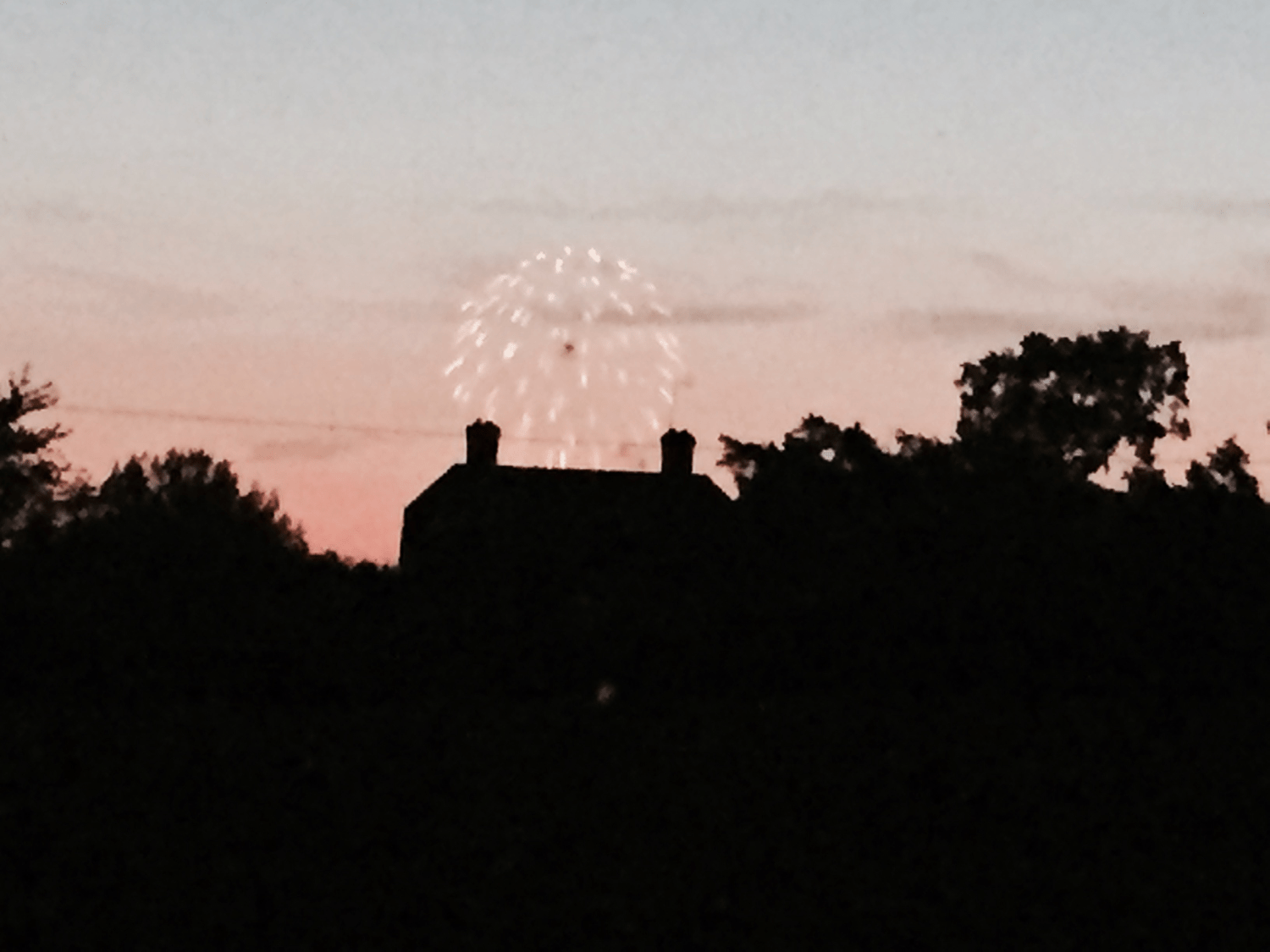 Fireworks over kilndown