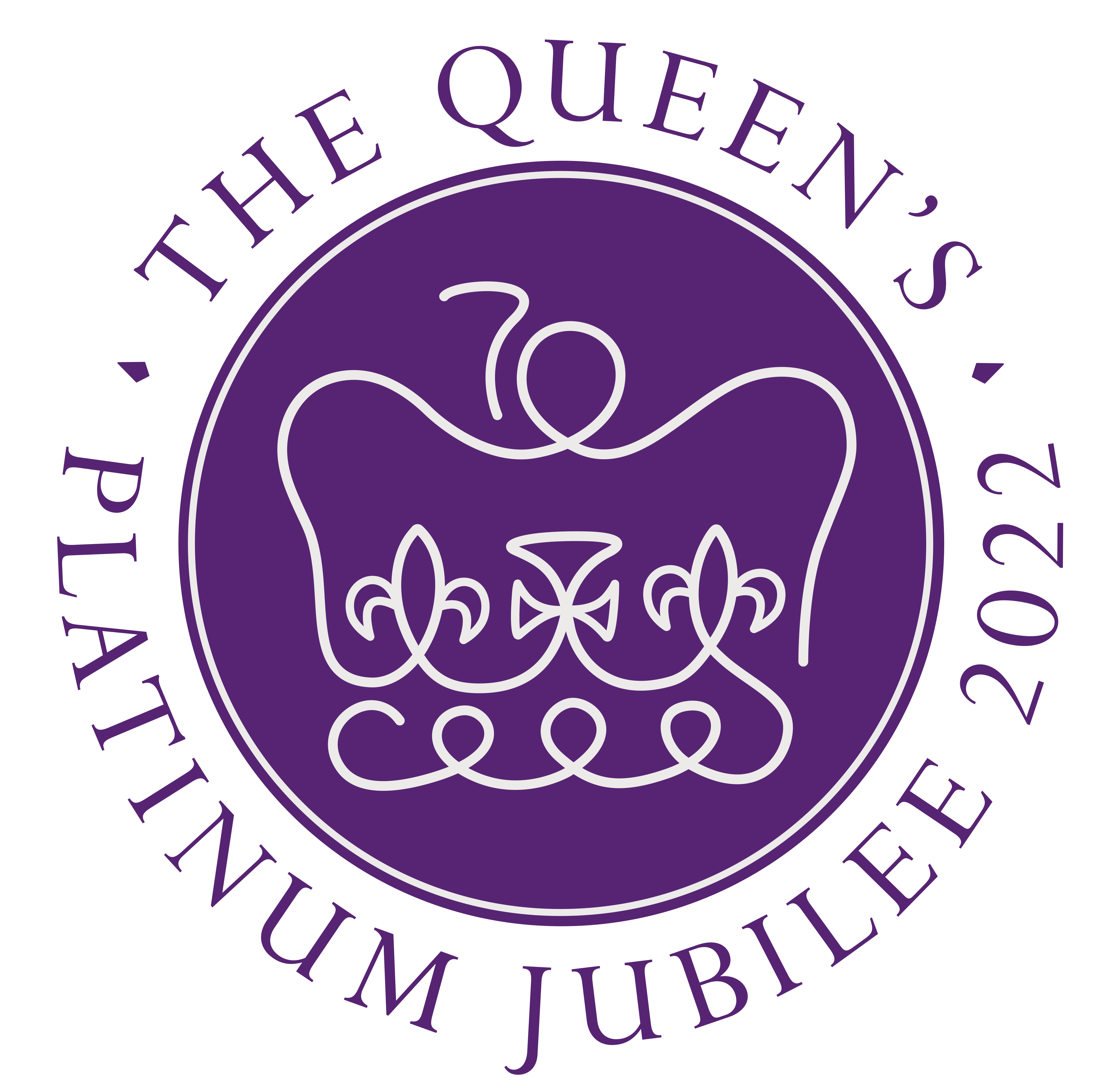 Logo for the Queen's Platinum Jubilee