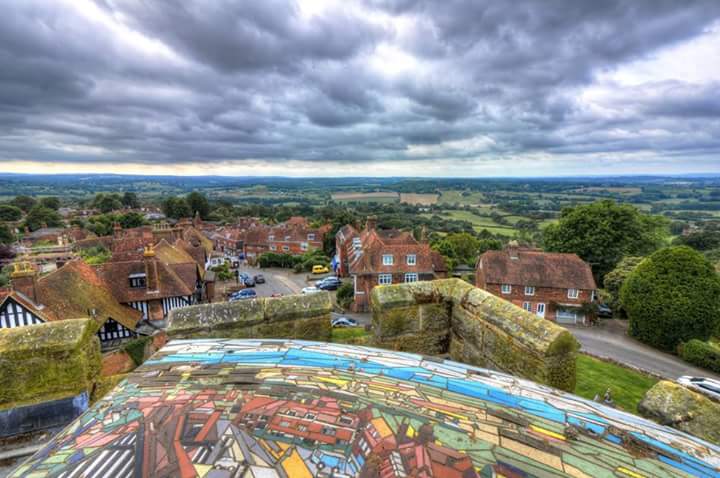 View from Goudhurst Church Tower